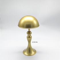 High-end gold hat stand gold hat stand clothing store hat rack iron hat display stand gold props can be ordered