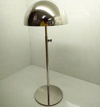 Hat display frame Stainless steel cap rack Hat display rack Apparel store hat frame Silver