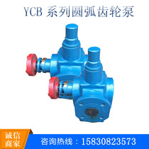 Gear pump YCB3 3 0 6 6 0 6 type circular arc gear pump lubricating oil pump