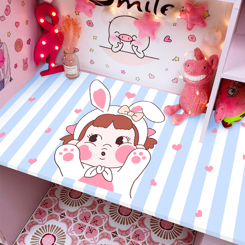 Cartoon Cartoon Desktop Sticker waterproof and anti-oil cute Milk girl's desk sticker student waterproof and anti-oil can be customized