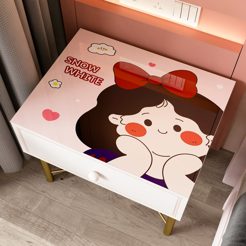 Table Cushion Cartoon Children Princess Wind Bed Head Cabinet Mat Pvc Soft Glass Lid Cloth Anti-Slip Tea Mat Table Cloth Table Cloth