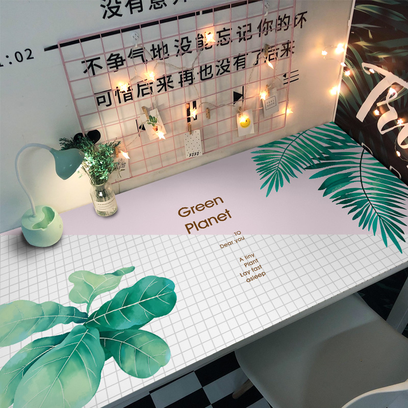 Brief Joins Wind Nordic Room Placement Dorm Room Desk Net Red Little Fresh Tabletop Stickers Waterproof Self-Glued Wall Sticker