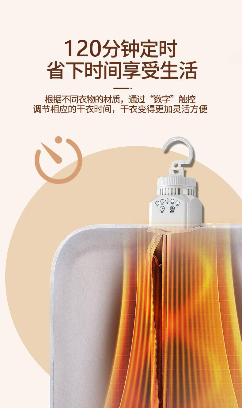 Сушилка для одежды 南极人烘干机家用小型速干衣服宿舍神器折叠便携衣架烘衣干衣机 NGGGN