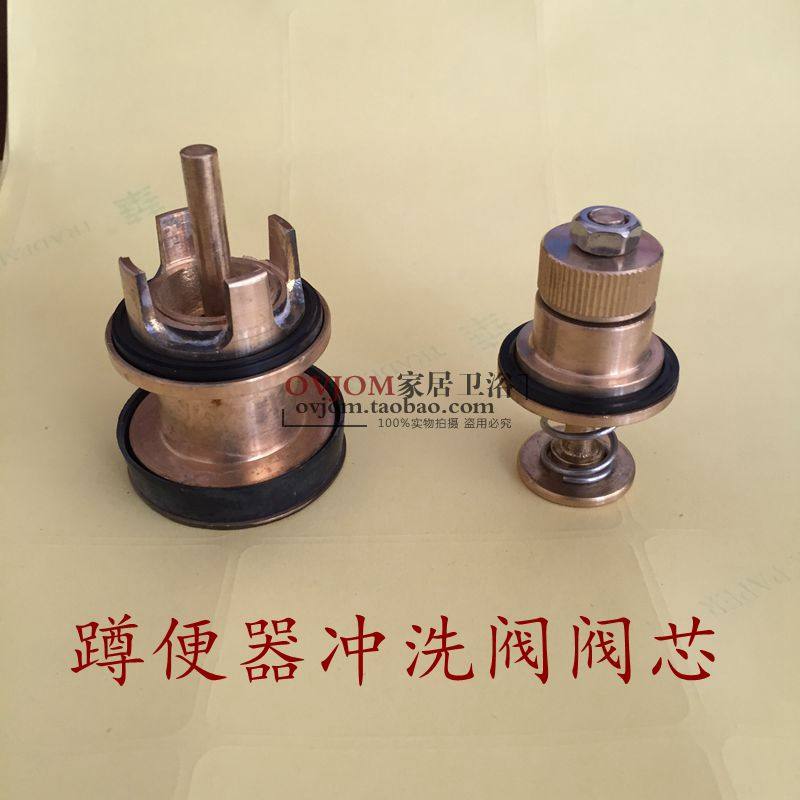 Standing New Coursework Full Copper Toilet Squatting Pan Flushing valve Handout by flushing water Pedal Flushing Valve Repair Fittings Valve Core