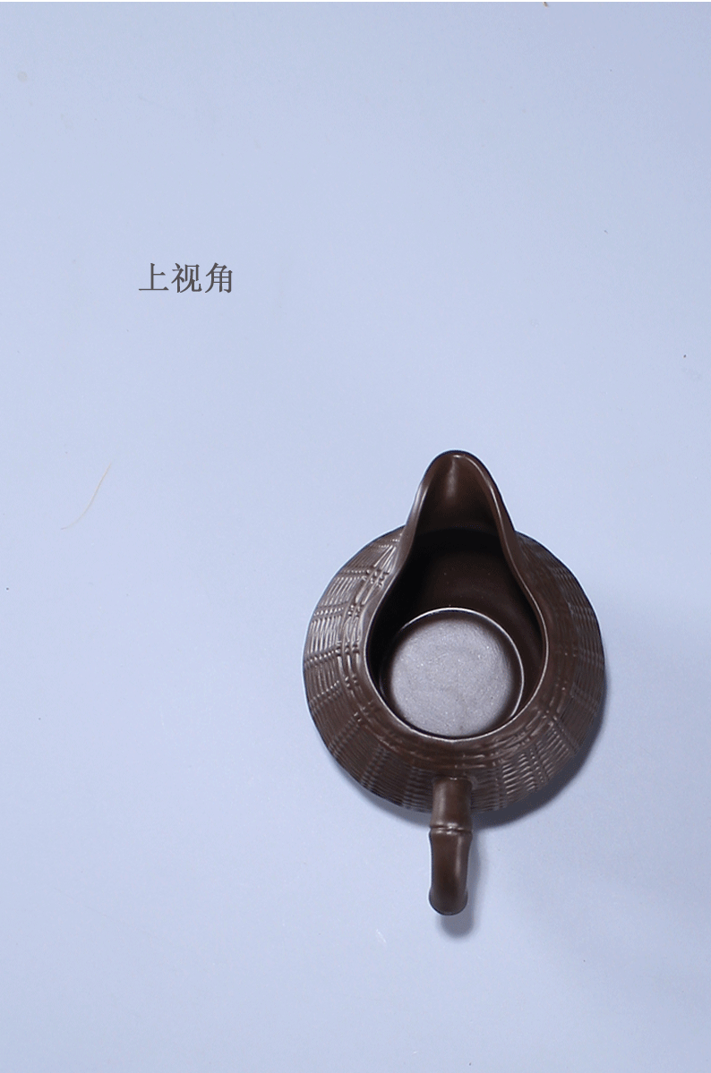 Purple ceramic fair cup of tea sea household) kung fu tea is the tea and a cup of tea set points with zero accessories