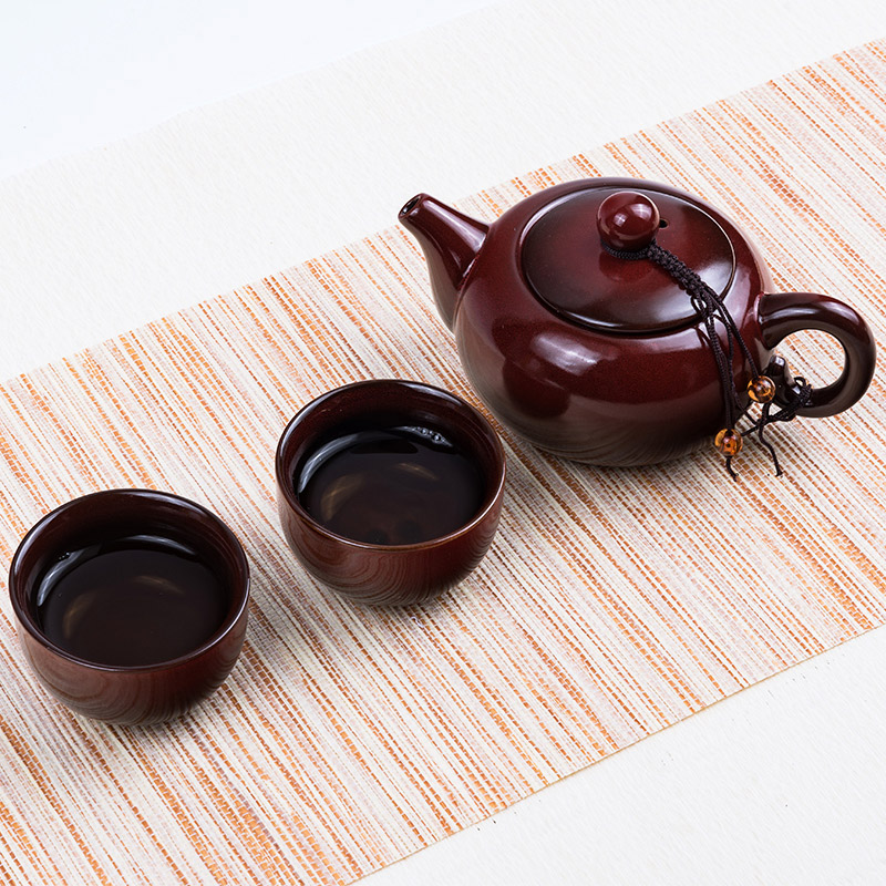 Ceramic household crack cup a pot of two brother two cups of your up up kung fu travel portable travel tea set