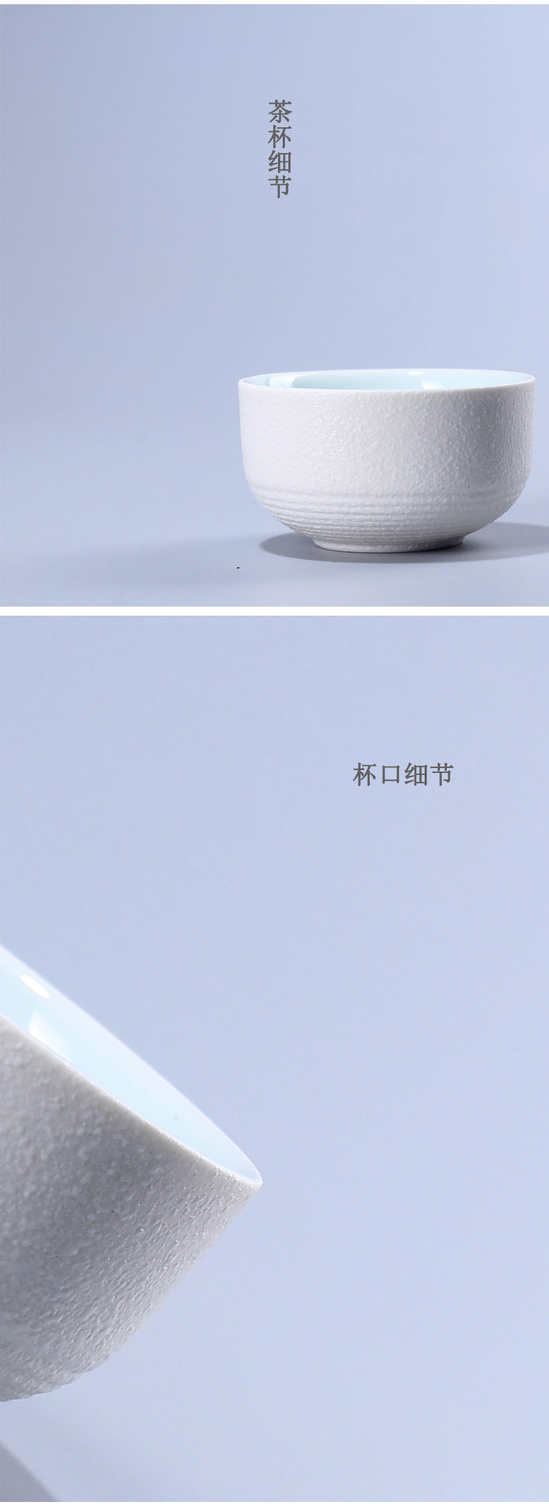 Portable ceramic crack cup travel easy is suing the home a pot of tea sets snowflakes teapot kung fu a cup