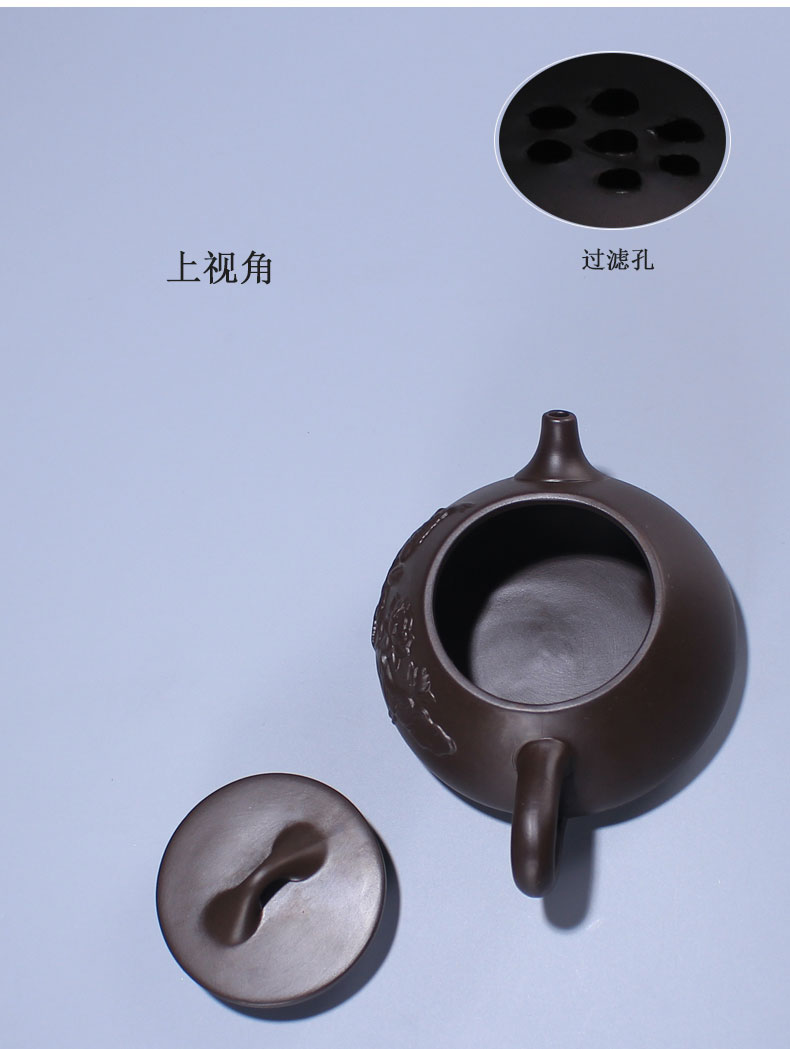 Single pot of household contracted and I ceramic tea pot - ceramics kung fu tea set a Single creative teapot tea tea