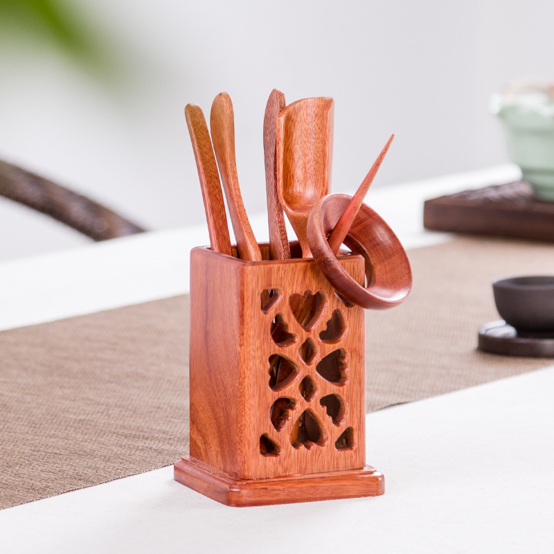 Fosse hon Finn accessories tea six gentleman 's suit ebony wood kung fu tea tea tea tray was furnishing articles