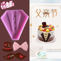 Fathers Day Chocolate Mold Father Day Silicone Chocolate Mold Father Day Cake Decoration Chocolate Mould