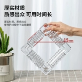 Стеклянная прозрачная маленькая пепельница для офиса для отеля