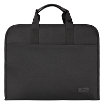 Deli thickened Oxford cloth material briefcase thickened zipper bag document storage document bag handbag briefcase business computer bag student tutoring bag file bag bg140