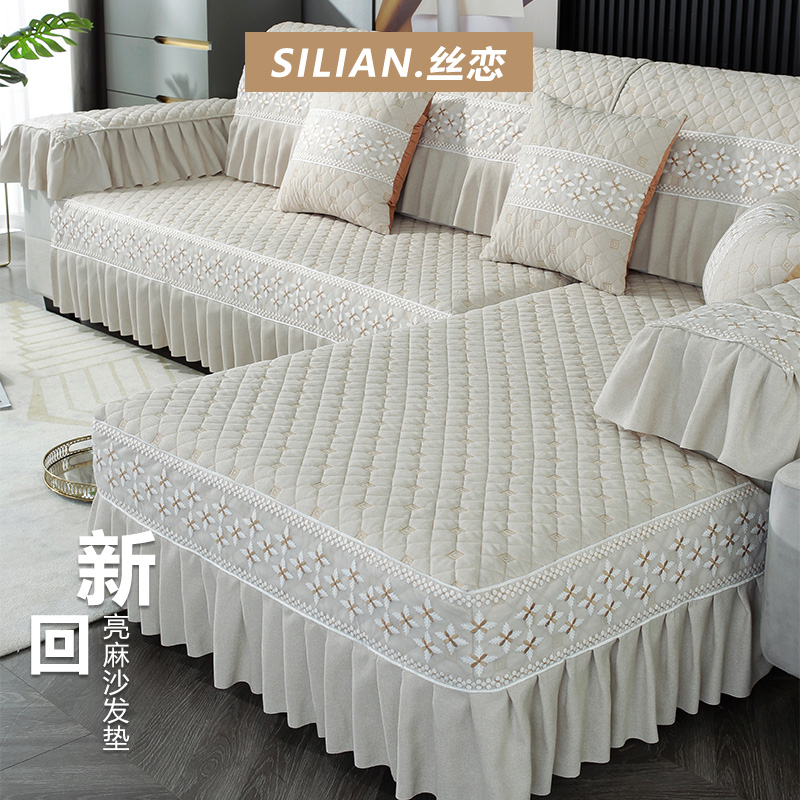 Sofa cushion Four seasons universal minimalist modern sofa cover non-slip full bag universal set cloth art sofa cushion Gaib