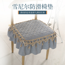 Home European-style dining chair cushion chair Stool Seat Cushion All Season Universal Table Cushion Restaurant Seat Cushion Cover Fabric