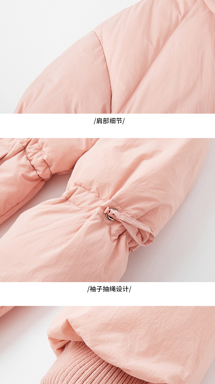 波司登旗下 冰洁 女士印花中长款羽绒服 90%白鸭绒 图13