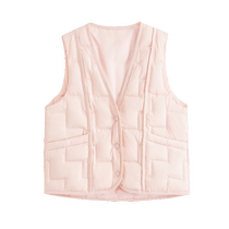 Flying in the Snow 2024 new autumn and winter new clothing for boys and girls lightweight down vest cute and warm comfortable and soft lining