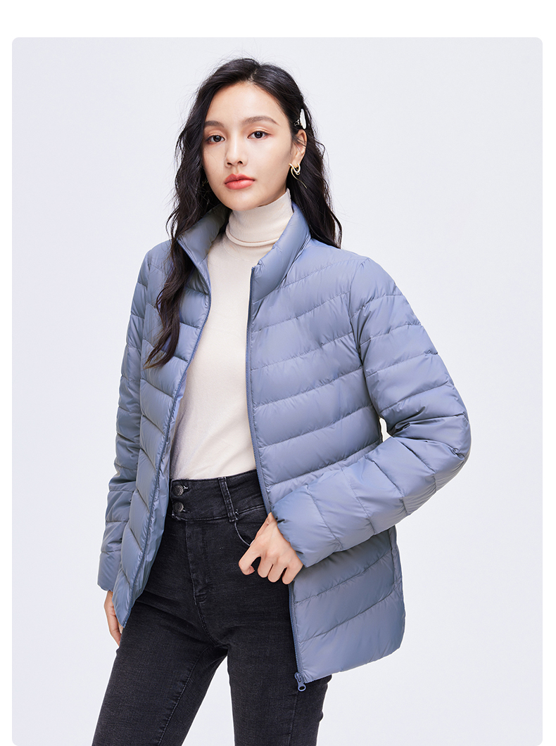 反季好价 雪中飞 女短款轻便羽绒服 图15