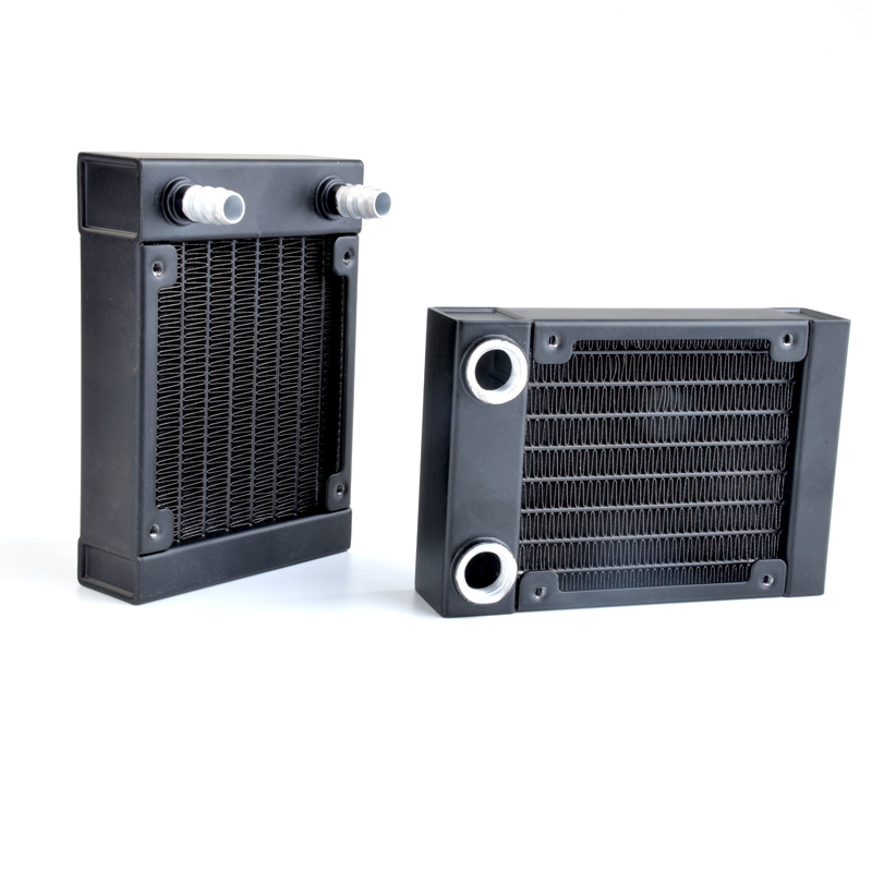 Pure aluminum 80 160 water-cooled row ITX chassis mini water-cooled row cooling row Computer DIY water-cooled radiator