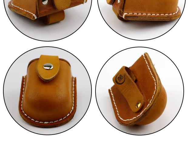 Hạt thép da bò Baotou lớp da bóng thép dày túi bi ngoài trời túi từ mạnh mẽ trên đạn nhanh chóng để mang 	túi đeo hông vải dù