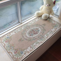 Strip-shaped European and American countryside Countryside Farmland Living Room European Style Carpet Floor Mat Door Cushion Bedroom Bedside Blanket Footbed can be machine washable