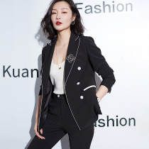 High-end professional suit Female Korean version Temperament Fashion President at Work is Loading Business Ol Commuter Interview Suit West Suit