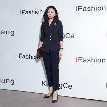 High-end Career Suite Female Temperament Fashion Business Positive Dress President to Work Interview Suit Sales department Work clothes