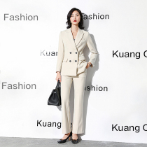 Career Suit Women 2022 Chun Han Edition Temperament Fashion Business Positive Dress Work Interview Suit Sales department Work clothes