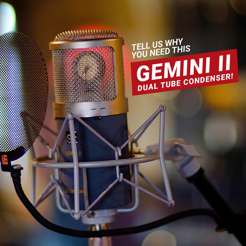 sE Electronics GEMINI II Gemini II dual tube microphone handmade microphone