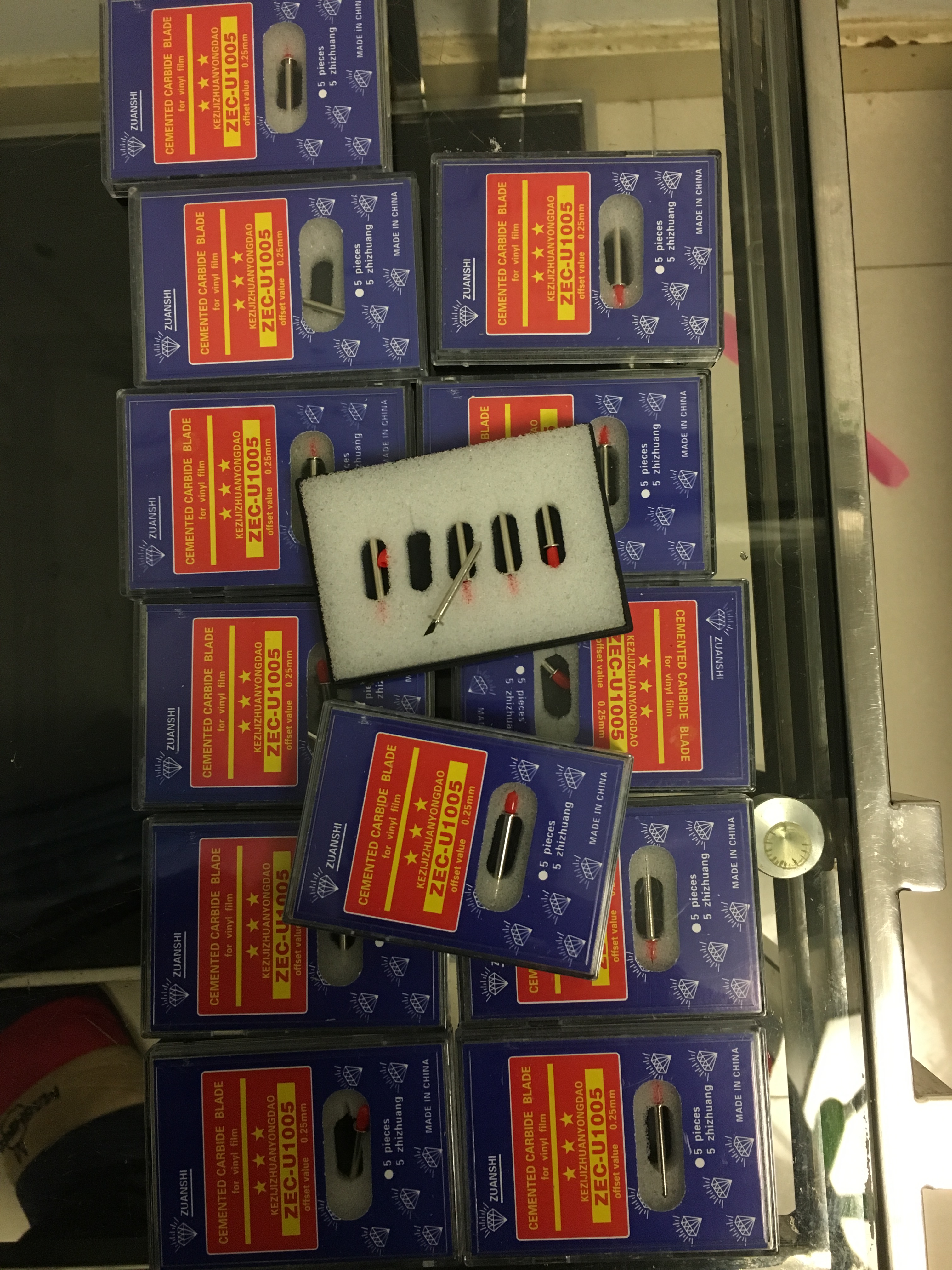 Imported round card EDO clothing cutting machine blade JWT - E060500 CAD alloy hard cutting knife