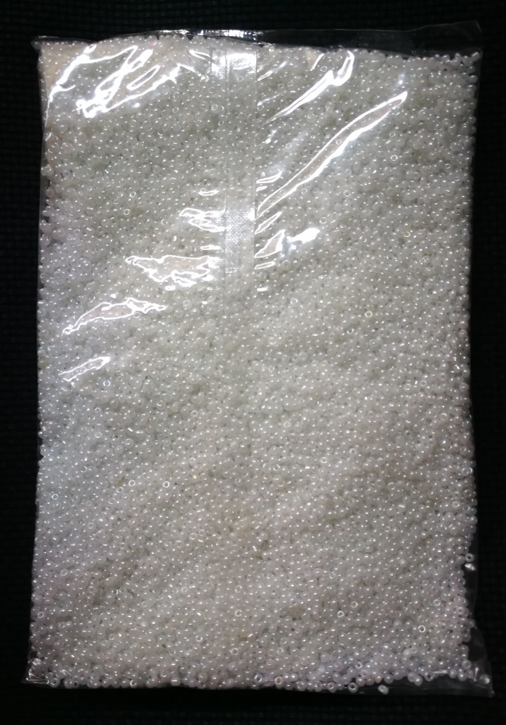 Cross Stitch Rice Beads Embroidery Beads White Cream Millet Beads Round Beads