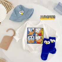 Baby Autumn Out of Ocean Qi Khaclothes Autumn Money for men and women Baby conjoined clothes Mens Bag Autumn Costume Spring Autumn Cute Super Cute