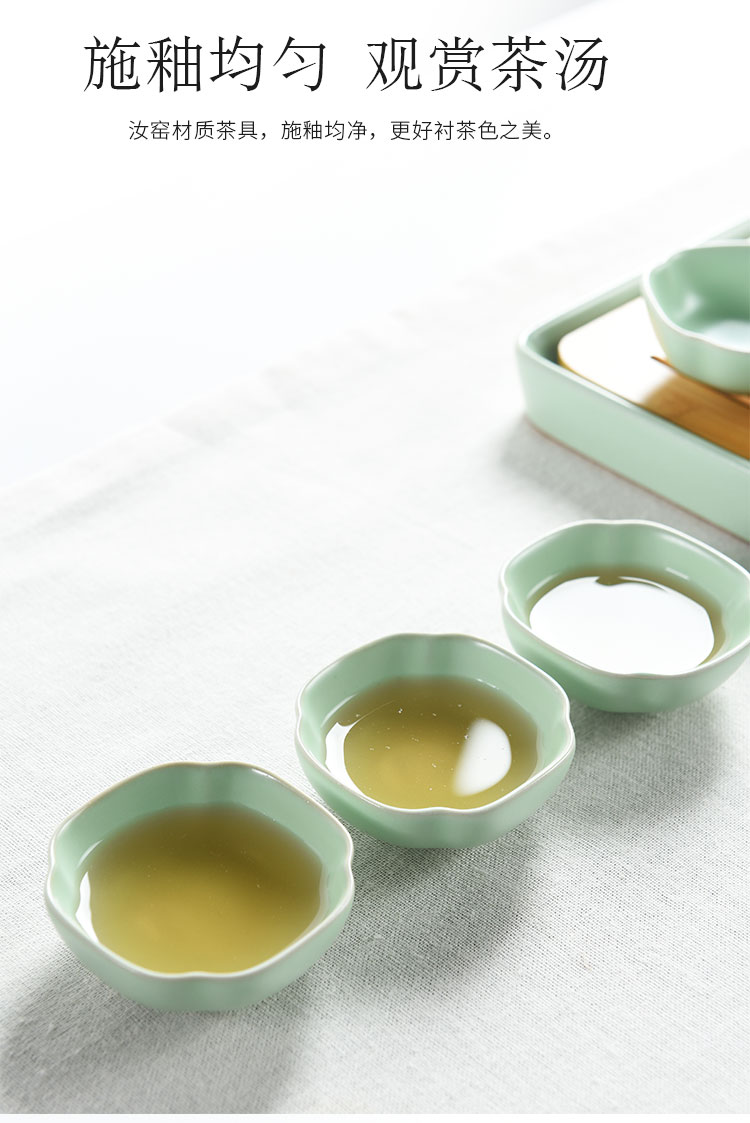 Quick Cup One Pot Hai Two Cup Portable Travel Kung Fu Bộ trà nhỏ Bộ văn phòng đơn giản tại nhà bộ ấm chén uống trà cao cấp nhập khẩu