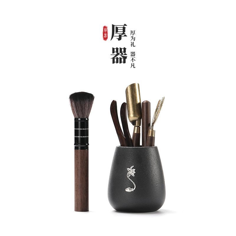 Tea Aisle 6 Gentleman Suit Black Sandalwood Utiliturt Tea Accessories Great Total Tea Art Tea Clip Tea Needle Knife Tea Spotting Piece