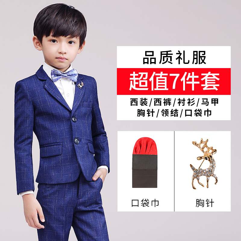 Ba mảnh ngựa con giáp boy Hàn Quốc chiếc váy phù hợp với ba mảnh bộ phù hợp với cậu bé trung lưu.