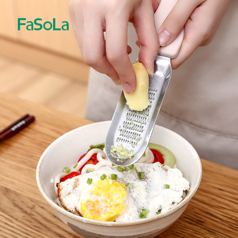 Japanese FaSoLa multi-function grinder garlic tool ginger garlic rubbing mud plate stainless steel garlic grinder rubbing garlic device