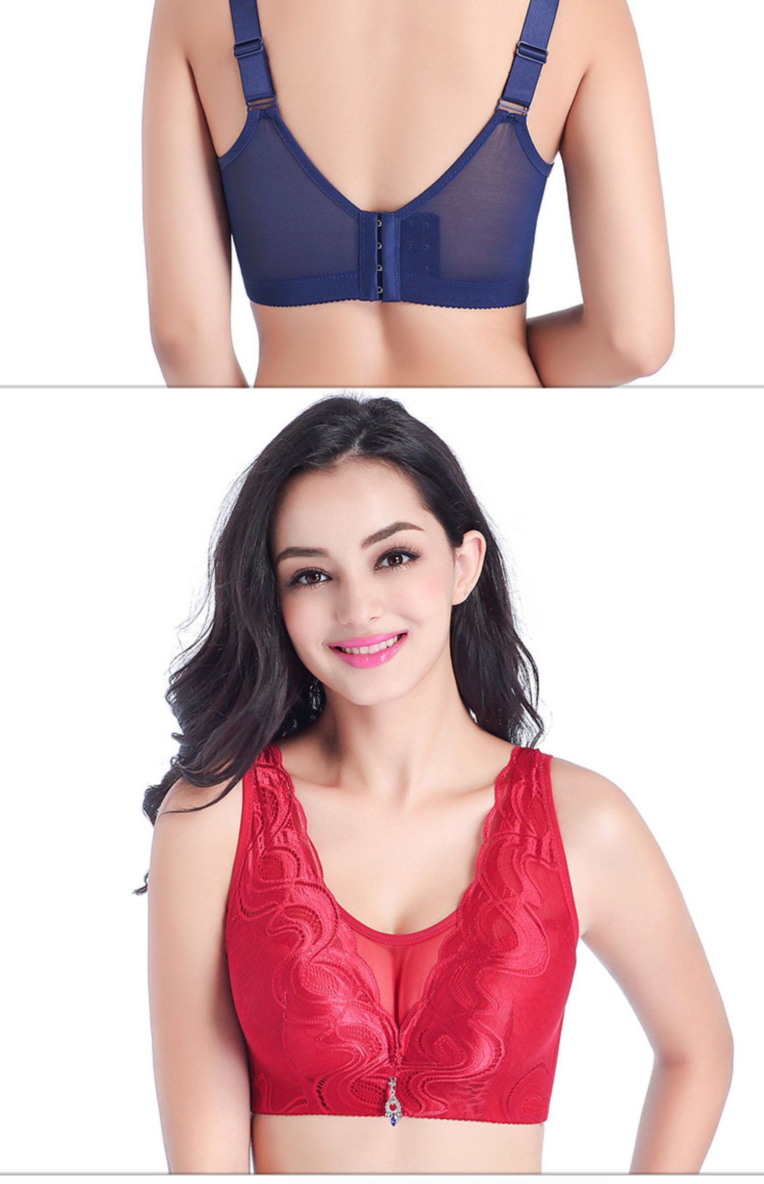 Không có vòng thép kích thước lớn chất béo gợi cảm mm ngực lớn cho thấy áo ngực mỏng nhỏ đầy đủ tập hợp quần lót chống sáng Bra đẹp