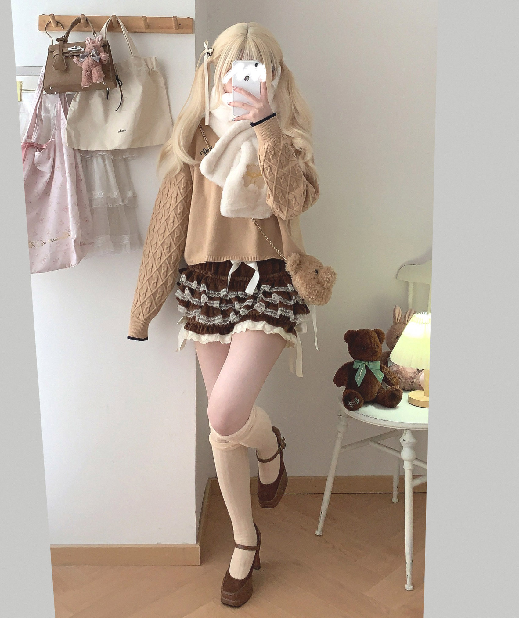 *sleepingdoll ручной работы * тыква сын бархат Слой торт осень и зима версия тыква брюки 