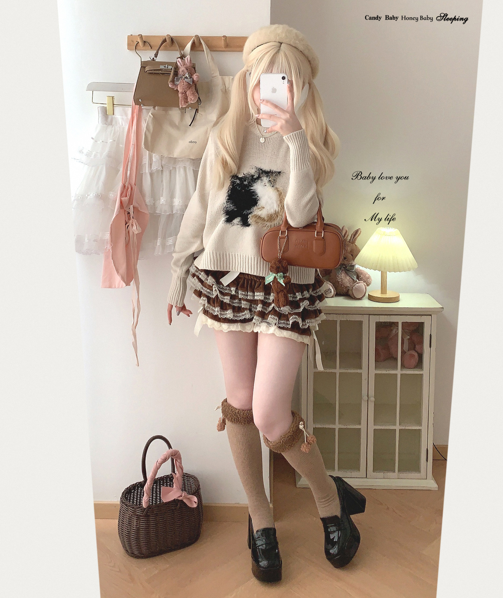 *sleepingdoll ручной работы * тыква сын бархат Слой торт осень и зима версия тыква брюки 