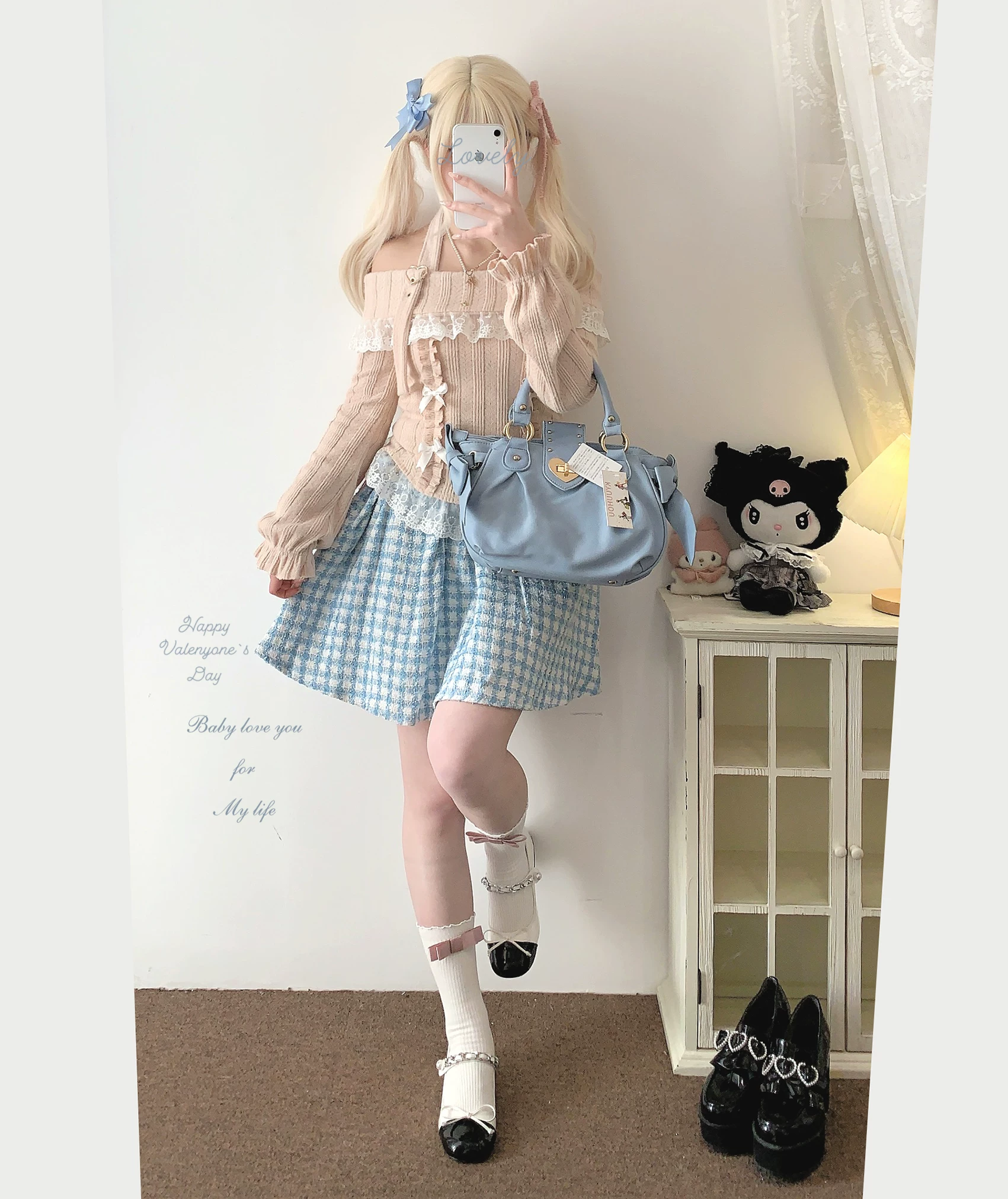 Длинный топ Sleepingdoll с кружевом, сердечная пряжка на плече и подвесными лямками, one size