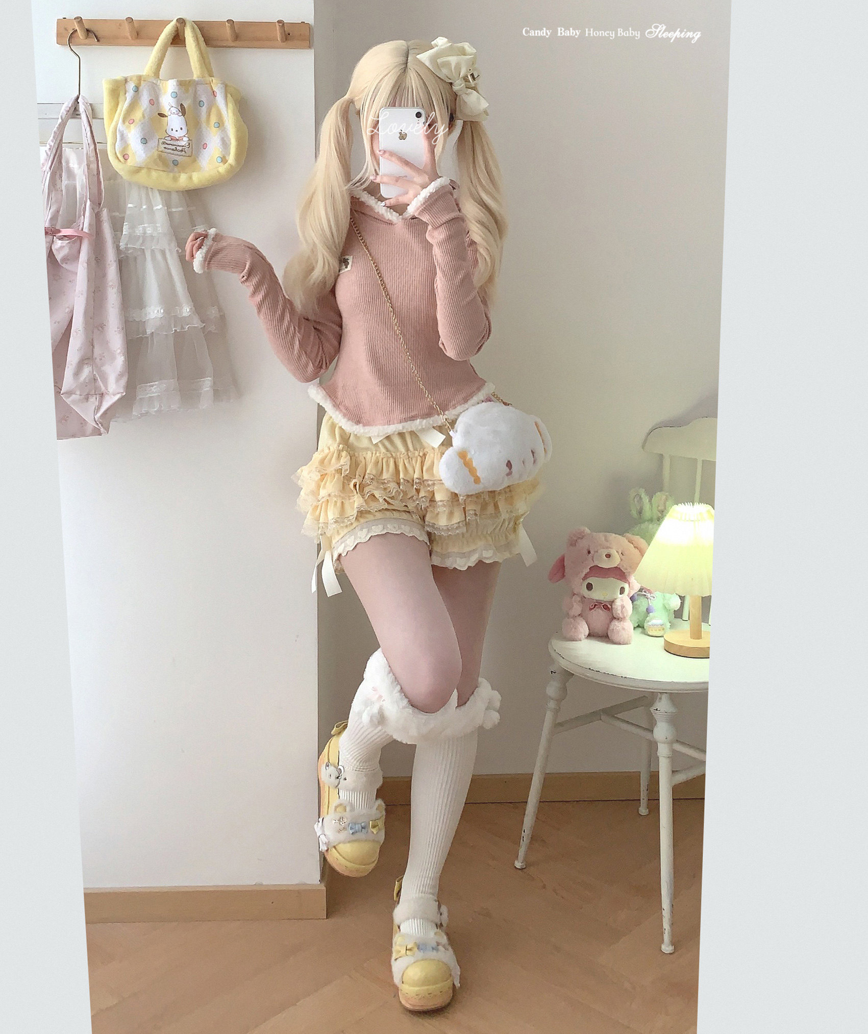 *sleepingdoll ручной работы * тыква сын бархат Слой торт осень и зима версия тыква брюки 