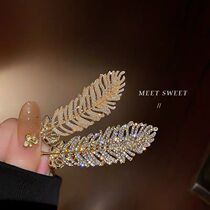 Side Hairpin Clips Delicate Japan-ROK High End Temperament Pinch of Liu Heiclips Ins Super Fire Card Issuer Summer Sengas