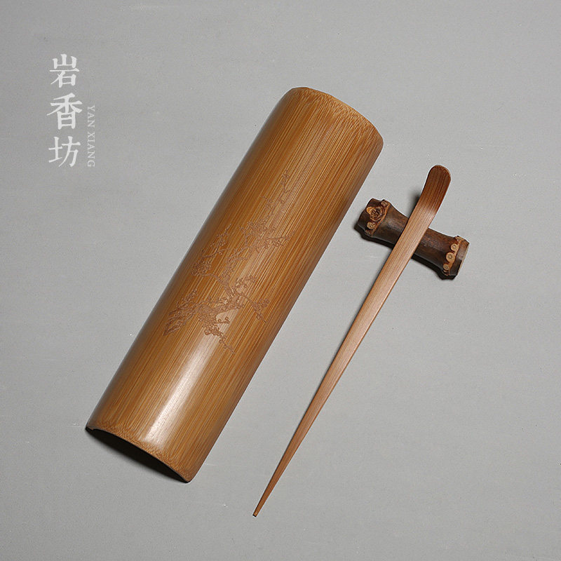 Iwa Xiangfang tea is made of bamboo tea set accessories teaspoon teaspoon tea lotus shovels qigong fu tea track zero deserve