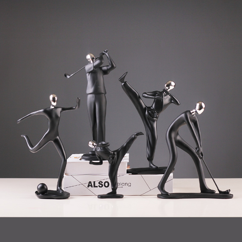 Nordic Simple Modern Creative Sports Small Fittings Software Decorations Home Living Room Art