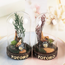 Chincho ornaments glass cover micro landscape decoration home decoration creative Cute Cartoon Doll Girl birthday gift