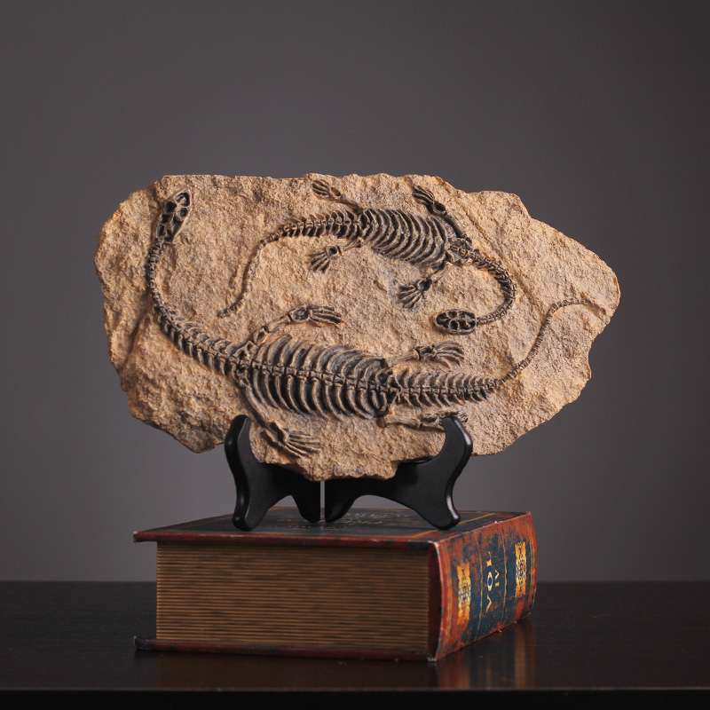 Creative Retro Dinosaur Fossil Swing Piece Nordic Home Wall-mounted Wall Decoration Red Wine Rack Bar Studio Adornment