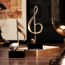  Creative musical instrument note decoration Home living room study decoration Modern simple soft decoration desktop decoration