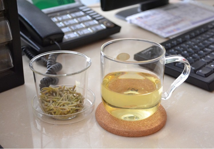 Association, longteng checking glass three cup tea cup with lid flowers and the plants to hold to high temperature water handle cup transparent glass cup