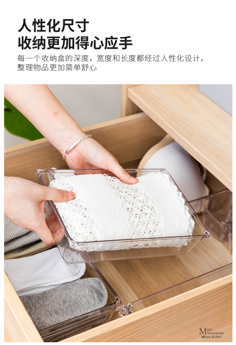 Association, longteng plastic transparent kitchen drawer boxes dressers classification the fork and knife tableware free storage box