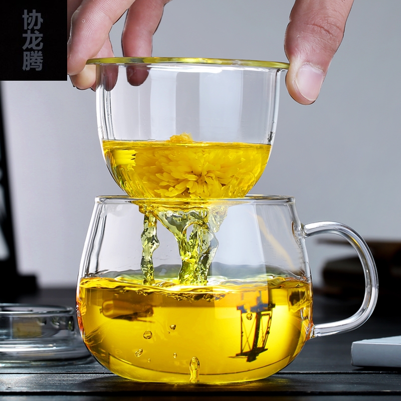 Association, longteng glass mercifully tea cup filter cups with cover glass ms office men bo take tea separation