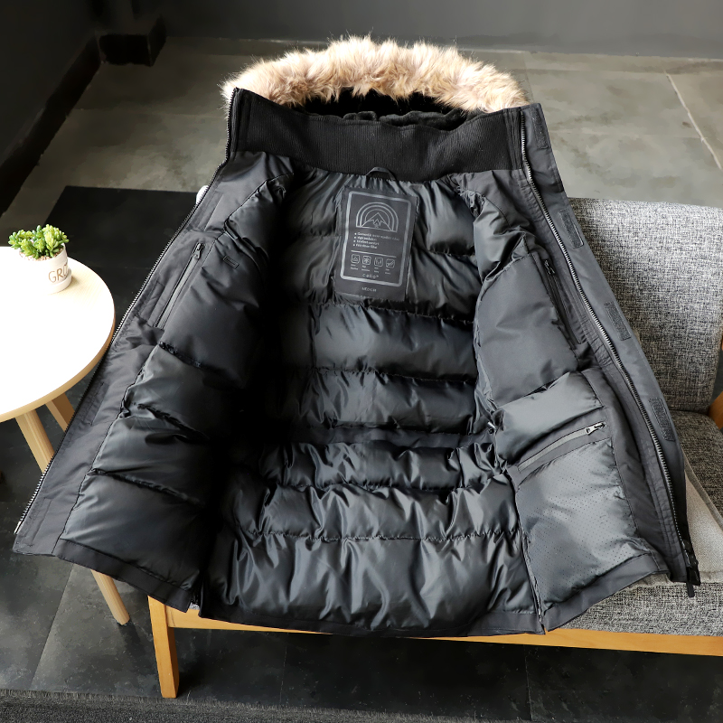 Foreign Trade Original Single Cut Label Anti - -20 Conquest of ALPS Winter Male Outdoor Coating Thickened Pike Cotton Coat Jacket